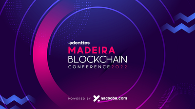 Madeira Blockchain Conference 2022 bitcoin blockchain blue branding conference crypto denites design funchal graphicdesign logo madeira blockchain madeira island paulo ferreira designer purple ui ux web3 webdesign yacooba