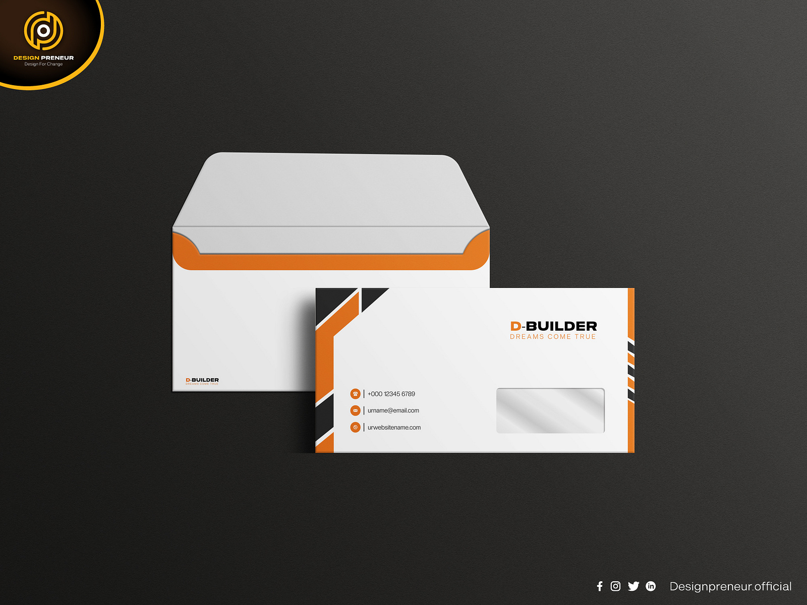 Business Envelope Design / Stationery Design Templates by Design ...