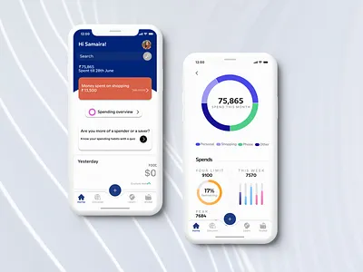 Finance Management App app branding design finance graphic design illustration interface ui ux