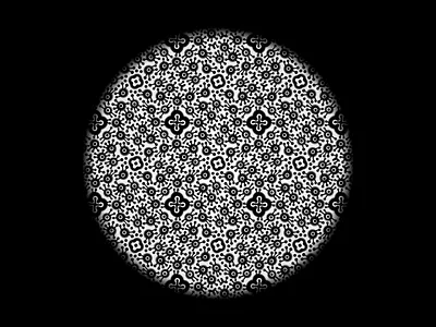 •132•Microscope look• biome bubbles circle look micro microscope retro