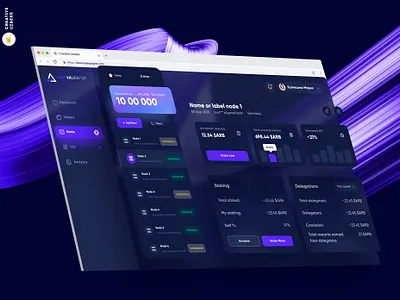 🖥 AAA // Cryptocurrency Dashboard app branding design illustration landing page logo typography ui ux web