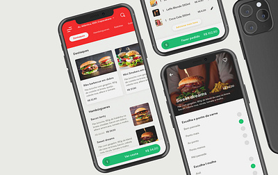 Burguer aplicativo app brasil brazil design de interfaces designer de interfaces mobile ui ui designer ux