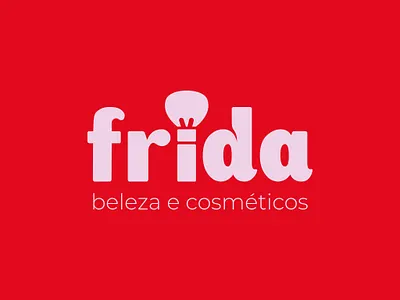 FRIDA Beauty and Cosmetics store design logo