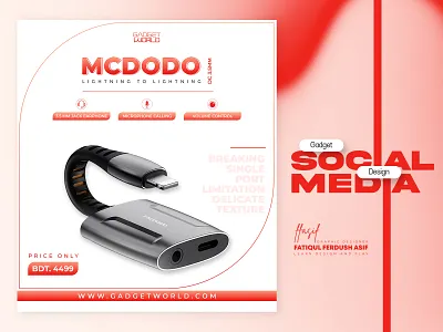 Social Media Design | Social Media Post banner ads branding gadget graphic design instagram banner instagram post manipulation minimal banner modern banner social media design social media post typography web banner