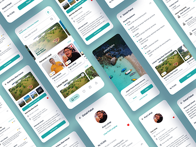 Panduloka | Local Tour Guide Platform branding card clean design elegant explore minimalism properties app review timeline travel travel app traveling trip app ui ui design ui ux design uiux white space whitespace