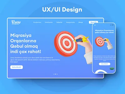 Uway Academy UX/UI Design advertising design illustration ui ux vector