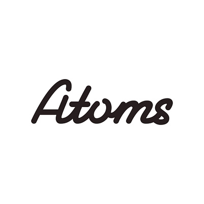Atoms logo design branding design graphic design letter logo mark monogram simple simple logo