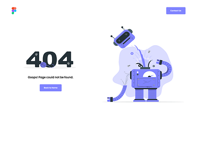 Daily UI Challenge 8 - 404 page dailyui dailyui008 design illustration ui webapp website