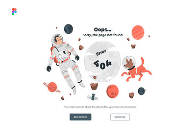 Daily UI Challenge 8 - Error page dailyui dailyui008 design illustration ui ux webapp website