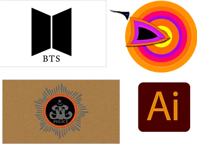 Highway Police logo branding design graphic design illustration logo vector