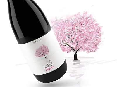 Feminine wine label design branding design feminine feminine label feminine label design feminine wine fun wine label graphic design illustration label minimal modern packaging spring style wine wine wine label wine label design wine label designer
