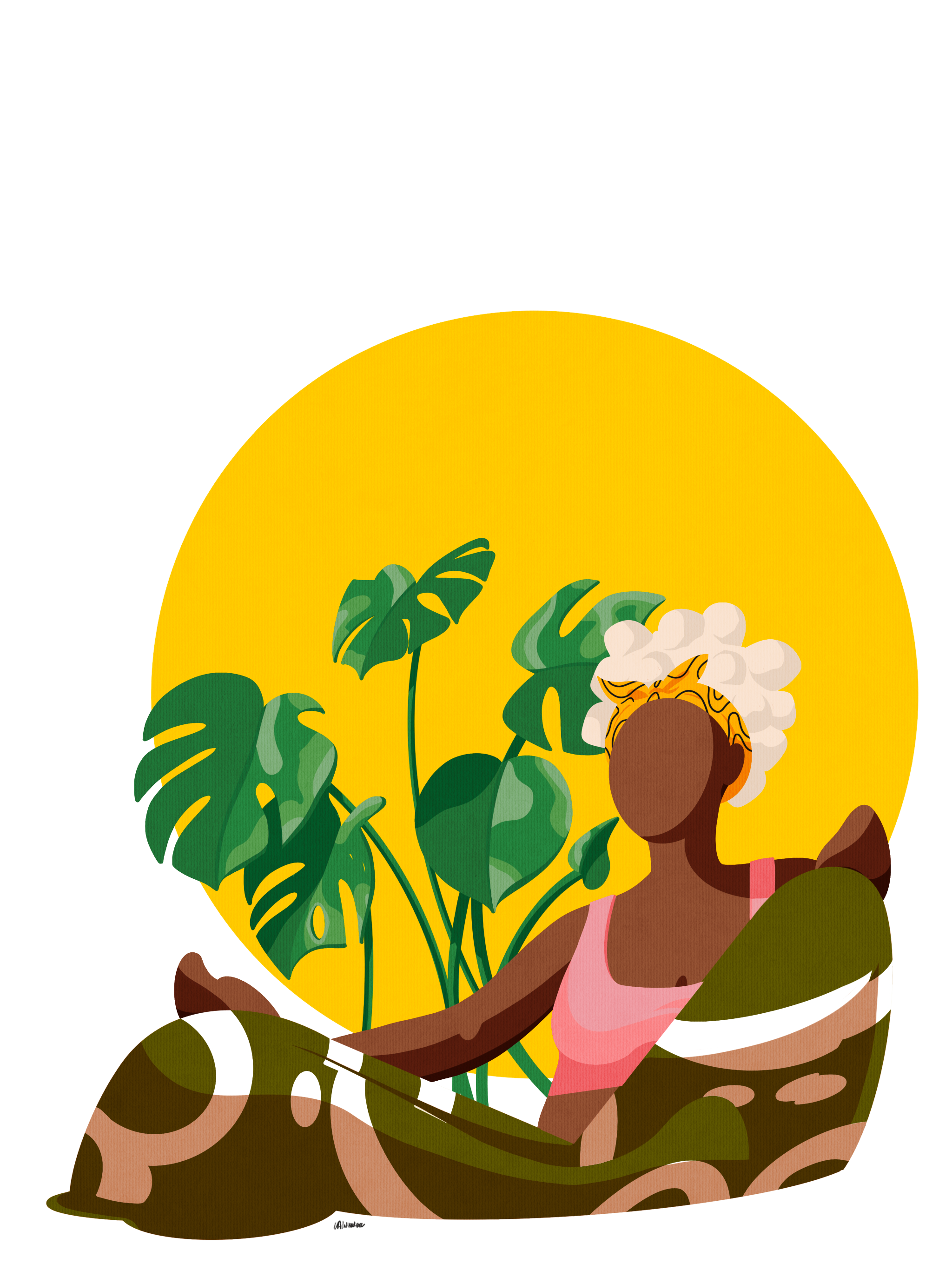 Take Care of Your Energy book character branding buddah character character design fitness garden illustration meditation plant procreate product illustration sunrise vector yellow yoga