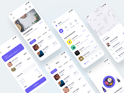 Hungger – Food Delivery App application design figma download figma freebies food app food delivery food delivery app food mobile app free figma download freebies illustration mobile mobile app product design ui ui design ui ux ui ux design uiux ux design