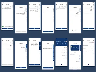 Opening Bank Account app design ui ux