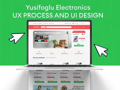 Yusifoglu Electronics UX/UI Design graphic design ui user experience user interface ux uxui