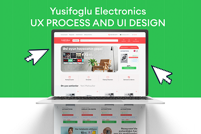 Yusifoglu Electronics UX/UI Design graphic design ui user experience user interface ux uxui