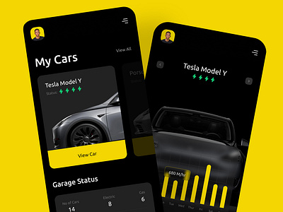 Smart Garage app design branding design e learning interface design ui uidesign uiux ux