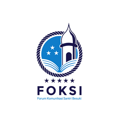 FOKSI [Forum Komunikasi Santri Besuki] Logo Design 3d animation branding corporate design graphic design icon illustration logo logo design mockup motion graphics ui vector