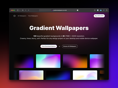 Create a dynamic background with gradients for my websit