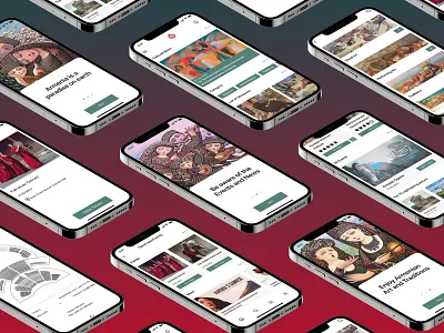 Armenian Culture Mobile Application APP app armenian art culture design kit mobile national network ticket tourism traditional travel ui ux visit