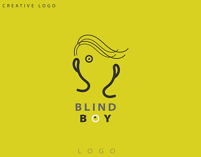 Blind Boy Creative Logo art blind blind boy logo blindest boy brand branding business logo creative logo designs graphic design graphic designer illustration lad logo logo designer logos son typography vector