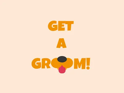 Gret a groom Logo branding flat design illustration art logo logo design vector art