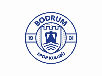 Bodrum Sport Club Logo Redesign bodrum bodrumspor brand club design kulübü logo new revision revizyon spor sport yasin demirkale yeni