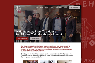 Client Spotlight: Morehouse NYC Alumni Association redesign web design web development website