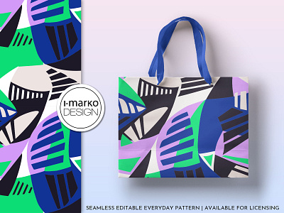 Geometric pattern design artwork geometric pattern gift bag design graphic design green homeware design lilac neon colors paper roducts design surface pattern surface pattern design trend colors vector