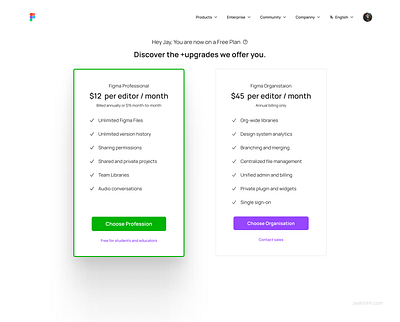 Pricing #dailyui branding dailyui dailyui30 design figma illustration logo ui ui challenge uiux ux