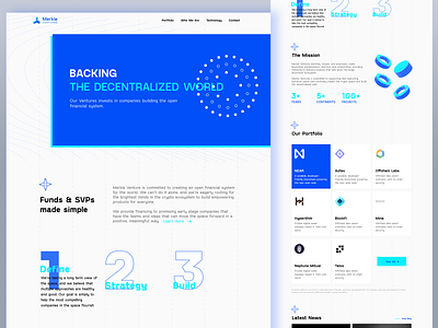 Crypto Venture Capital Website agency landing page crypto defi landing page nft vc venture capital web design website