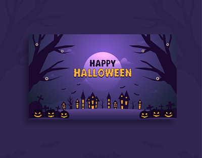 Happy Halloween banner banners graphic design halloween illustration vector