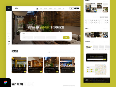 Hotel Booking Website Design adobe xd designs booking website design creative designs creative ui figma designs hotel booking website landing page design ui ui designs ux web design website design