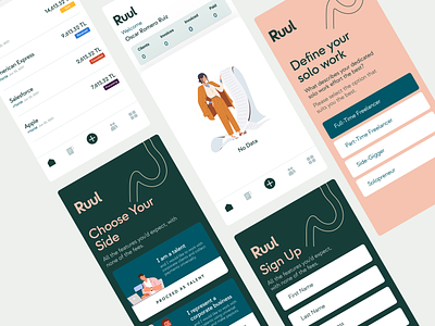 Ruul app invoice 3d animation app branding color design finance graphic design iphone logo motion graphics page ui web