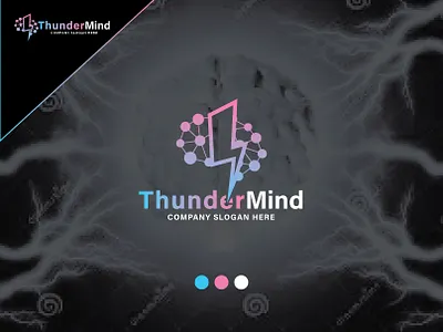 Thunder Mind Logo| Design| Branding| Logo Design| s letter
