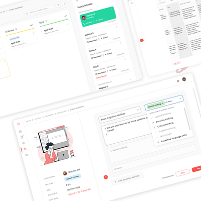 Goalsheet Management app branding dashboard design ui ux web