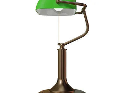 Retro Desk Lamp 3d azer azerbaijan blender desk lamp