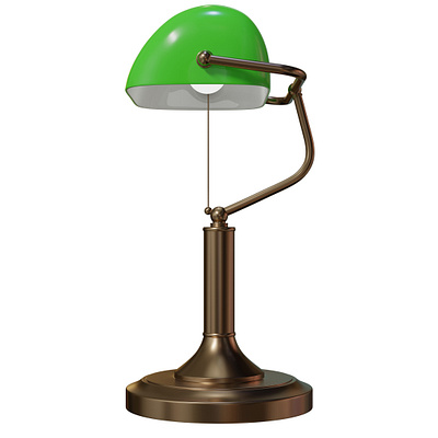 Retro Desk Lamp 3d azer azerbaijan blender desk lamp