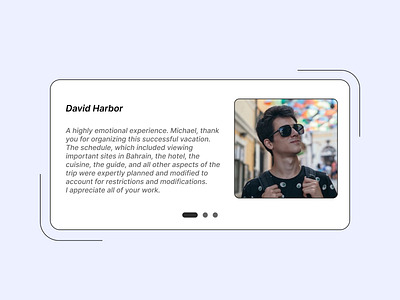 Testimonials daily ui design testimonials ui