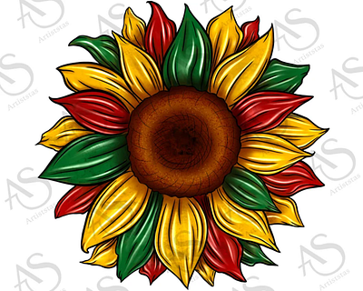 Juneteenth Sunflower Png Sublimation Design 3d animation app branding design graphic design illustration logo ui vector