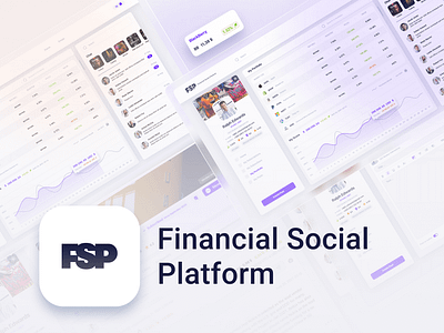 Financial Social Platform design finance financial platform social ui ui design uiux user interface ux wareframe web design website