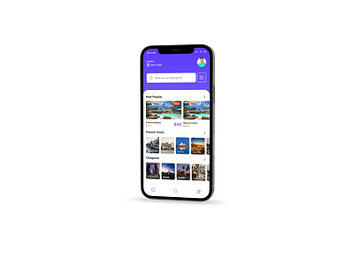 Day #1 - Hotel Booking App Design app design figma ui ux
