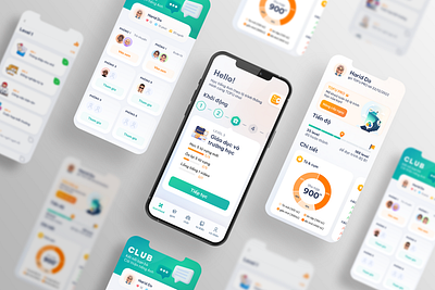 Tofu App Learning English - Step Up Education branding design graphic design illustration mobile app ui ux vector