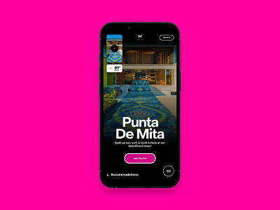 W Hotels - Punta De Mita booking design grid grid layout hotel interface landing page mobile mockup resort responsive travel travel design ui ux web design