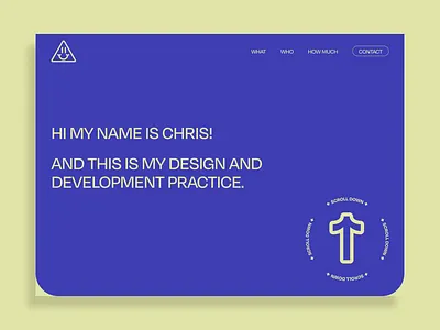 UI design for my personal site. design logo typography ui ux