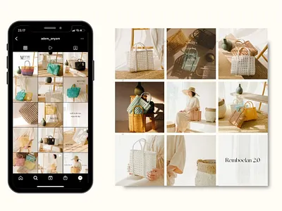 Social Media Designer for Adem Anyam branding catalogue copywriting design feed graphic design instagram management layouting feeds logo social media designer