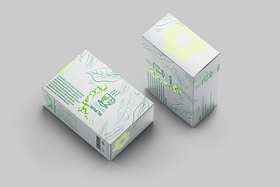 Tea Packaging 1lineart design graphic design tea packaging