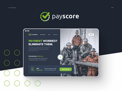 Payscore building marketing rediseño redisign uiux user interface web app web application website design