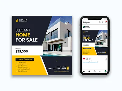 Real Estate Social Media Post Design - Ads, Banner ad banner ads advertising design banner design branding commercial real estate banner creative real estate banner design facebook ad facebook ads facebook banner facebook post design google ad banner graphic design instagram post instagram post design real estate agency real estate banner realestate banner social media post