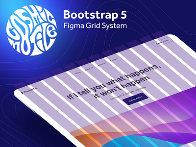 CosmicMotive.com Bootstrap 5 Figma Grids bootstrap bootstrap 5 bootstrap 5 grids branding design grid grid system product ui ux vector
